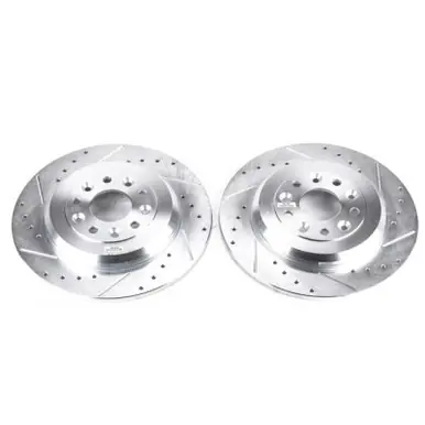 Save Now Power Stop 11-15 Ford Edge Rear Evolution Drilled & Slotted Rotors - Pair - AR8180XPR