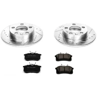 Power Stop 98-10 Volkswagen Beetle Rear Z23 Evolution Sport Brake Kit - K847 Mega Sale