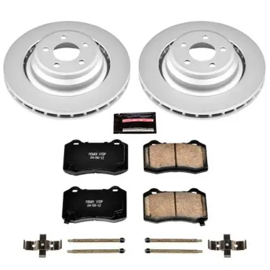 In Demand Power Stop 05-10 Chrysler 300 Rear Z17 Evolution Geomet Coated Brake Kit - CRK4583