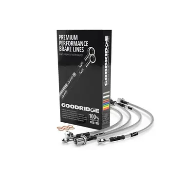 Goodridge 06-08 Subaru Forester (w/Rear Discs) Stainless Steel Brake Lines - 24243 Hot Deal