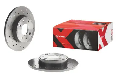 Sale Brembo 13-16 Porsche Boxster/14-16 Cayman Front Drilled UV Coated Rotor - 09.N287.21