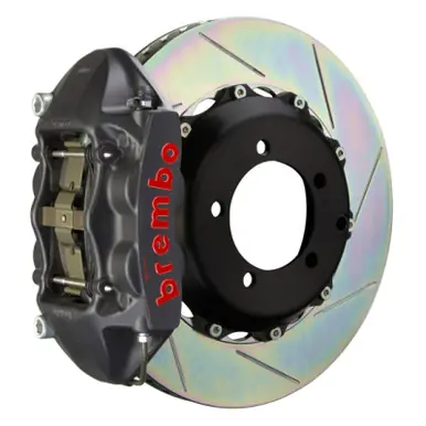Brembo 06-09 Honda S2000 Rear GTS BBK 4 Piston Cast 328x28 2pc Rotor Slotted Type-1-Black HA - 2P2.6010AS Markdown