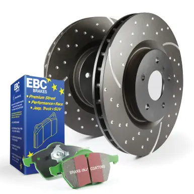 Popular EBC S3 Kits Greenstuff Pads and GD Rotors - S3KF1155