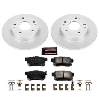 Free Returns Power Stop 04-08 Acura TSX Rear Z17 Evolution Geomet Coated Brake Kit - CRK2391