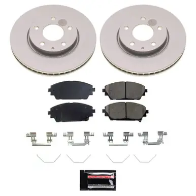Power Stop 19-23 Mazda 3 Front Z17 Coated Brake Kit - CRK8756 Trending