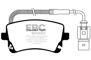 Deal EBC 78-83 Mazda RX7 2.3 (1.1 Rotary)(Rear Drums) Ultimax2 Front Brake Pads - UD076
