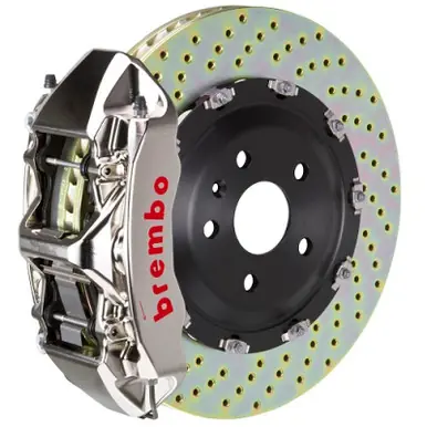 Brembo 15-18 M3 Excl CC Brake Fr GTR BBK 6Pis Billet 365x34 2pc Rotor Drilled-Nickel - 1N1.8515AR Secure Checkout