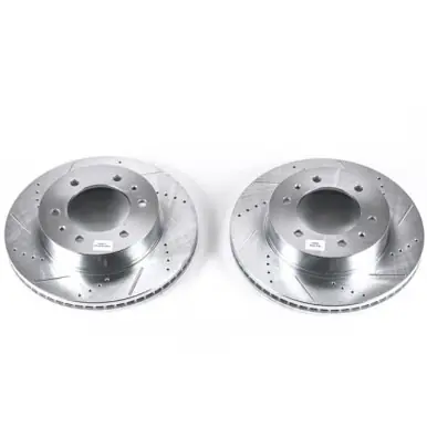 Express Delivery Power Stop 06-10 Hummer H3 Front Evolution Drilled & Slotted Rotors - Pair - AR8769XPR