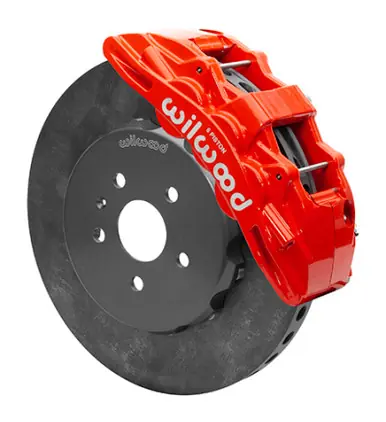 Wilwood SX6R WCCB Carbon-Ceramic 10-14 Chevy Camaro Front Big Brake Kit - Red - 140-15434-CSICR Fresh Stock
