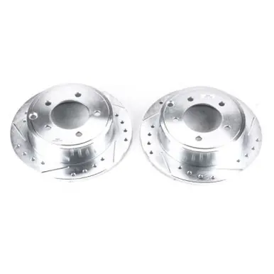 Power Stop 11-14 Chrysler 200 Rear Evolution Drilled & Slotted Rotors - Pair - AR8370XPR Top Pick
