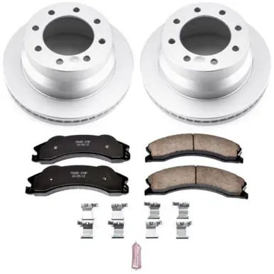 Power Stop 09-19 Chevrolet Express 3500 Rear Z17 Evolution Geomet Coated Brake Kit - CRK6257 Discount