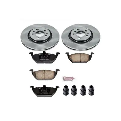 Authentic Power Stop 1998 Volkswagen Beetle Front Autospecialty Brake Kit - KOE5401