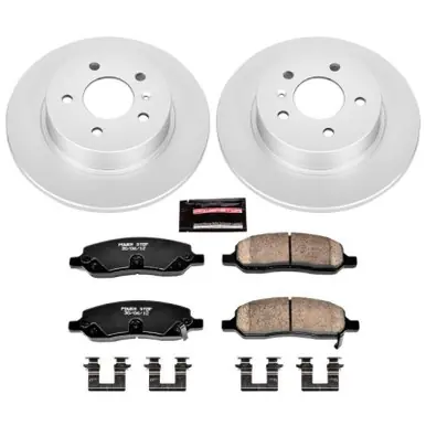 Power Stop 06-11 Buick Lucerne Rear Z17 Evolution Geomet Coated Brake Kit - CRK4658 Same Day Shipping