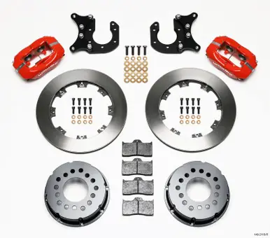 Wilwood Forged Dynalite P/S Rear Kit Red New Big Ford 2.50in Offset - 140-2118-R Certified