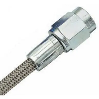 Modern Fragola -2AN Brake Line w/ -3AN Steel Nuts 16in - 290016