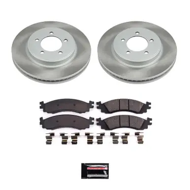 Power Stop 06-10 Mercury Mountaineer Front Semi-Coated Rotor Kit - SC1441 Seasonal Sale