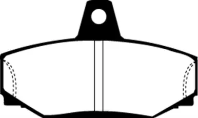 EBC 83-90 Volvo 760 2.3 Turbo (ABS) (Girling) Ultimax2 Rear Brake Pads - UD391 Price Drop