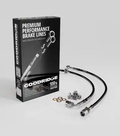 Goodridge 07-12 BMW 328i Stainless Steel Front Brake Lines - 31052F Price Cut