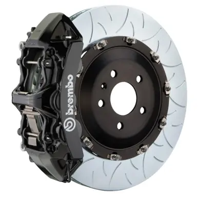 Best Choice Brembo 17-23 540i Front GT BBK 6 Piston Cast 405x34 2pc Rotor Slotted Type3-Black - 1N3.9539A1