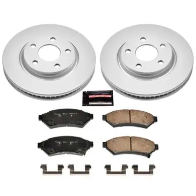 Shop Now Power Stop 05-09 Buick Allure Front Z17 Evolution Geomet Coated Brake Kit - CRK1588
