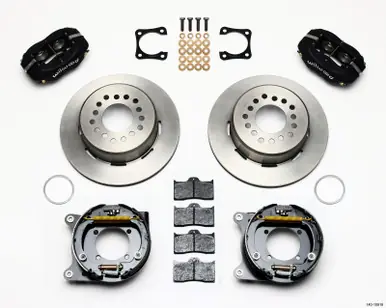 Premium Wilwood Forged Dynalite P/S Park Brake Kit Chevy 12 Bolt-Spec 3.15in Brng Stggrd mt - 140-10918