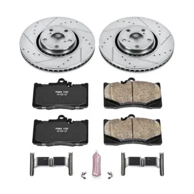 Exclusive Power Stop 07-11 Lexus GS350 Front Z23 Evolution Sport Brake Kit - K4634