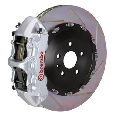 Flash Sale Brembo 17-23 540i Front GT BBK 6 Piston Cast 405x34 2pc Rotor Slotted Type1-Silver - 1N2.9539A3