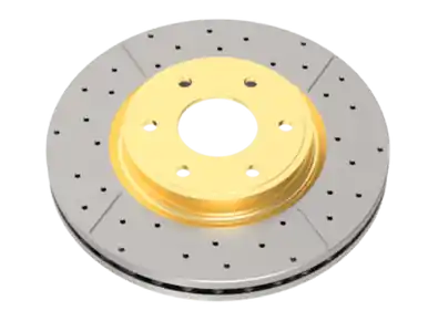 DBA 97-01 Acura Integra Type R Rear Street Drilled & Slotted Rotor - DBA2515X Worldwide Shipping