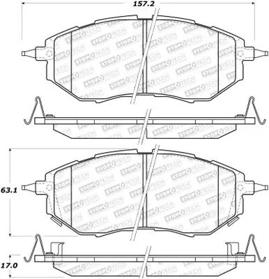 StopTech Street Brake Pads - 308.10781 Today Only