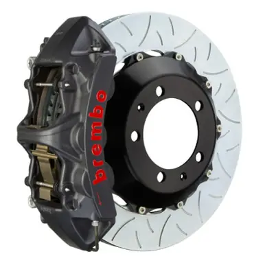 Genuine Brembo 89-93 348/94-99 F355 Front GTS BBK 6 Piston Cast 355x32 2pc Rotor Slotted Type-3-Black HA - 1M3.8062AS