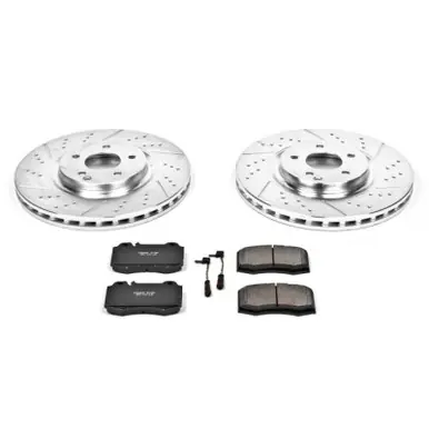 Limited Time Power Stop 2004 Mercedes-Benz C230 Front Z23 Evolution Sport Brake Kit - K2950