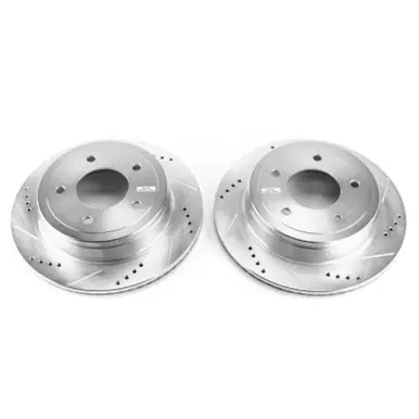 Power Stop 04-07 Ford E-150 Rear Evolution Drilled & Slotted Rotors - Pair - AR85112XPR Mega Sale
