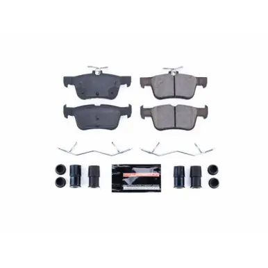 Power Stop 17-18 Ford Edge Rear Z23 Evolution Sport Brake Pads w/Hardware - Z23-1665 Hassle-Free Returns