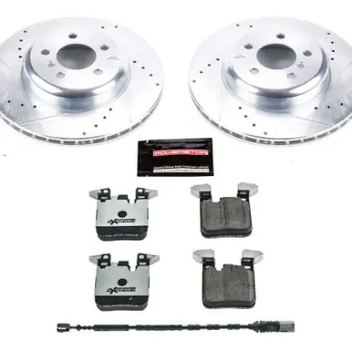 Markdown Power Stop 16-18 BMW 320i xDrive Rear Z26 Street Warrior Brake Kit - K6672-26
