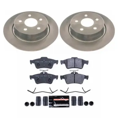 Holiday Sale Power Stop 18-23 Ford Transit Connect Rear Track Day Spec Brake Kit - TDSK8176