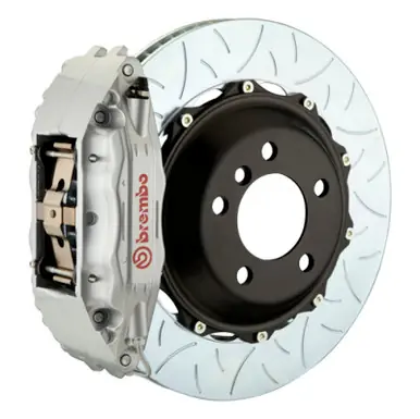 Next Day Delivery Brembo 99-01 Skyline GTR Front GT BBK 6 Piston Cast 355x32 2pc Rotor Slotted Type-3-Silver - 1M3.8030A3
