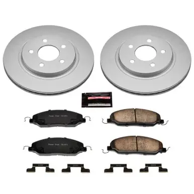 Power Stop 05-11 Ford Mustang Rear Z17 Evolution Geomet Coated Brake Kit - CRK1384 In Demand