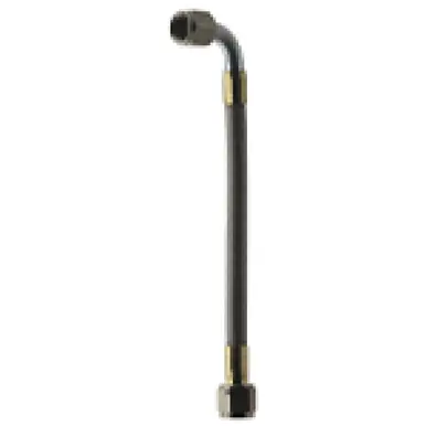 Fragola -8AN Hose Assembly Straight x 90 Degree Steel Nut 60in - 382060 Exclusive