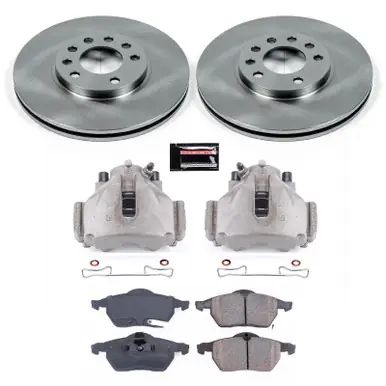 Power Stop 99-03 Saab 9-3 Front Autospecialty Brake Kit w/Calipers - KCOE834 Genuine