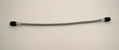 Fragola -2AN Brake Line w/ -3AN Black Alum. Nuts 20in - 290020-BL Free Delivery