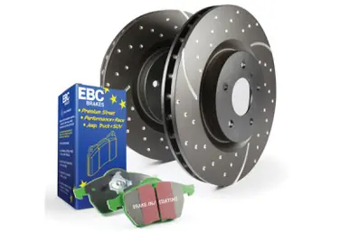 EBC S10 Kits Greenstuff Pads and GD Rotors - S10KF1566 Mega Sale