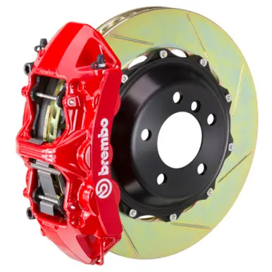 Brembo 16-18 Focus RS Front GT BBK 6 Piston Cast 380x32 2pc Rotor Slotted Type-1-Red - 1M2.9049A2 Certified