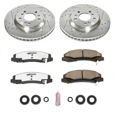 Popular Power Stop 06-11 Buick Lucerne Front Z26 Street Warrior Brake Kit - K1437-26