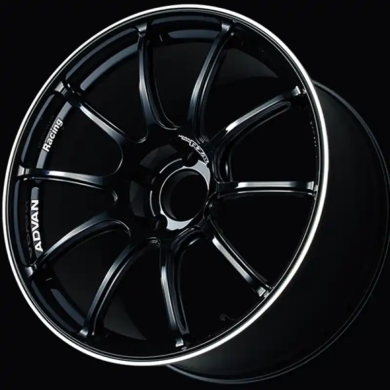 No Minimum Order Advan RZII 17x7.5 +38 4x100 Racing Gloss Black Wheel