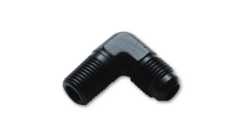 Vibrant -10AN to 3/8in NPT 90 Degree Elbow Adapter Fitting Modern