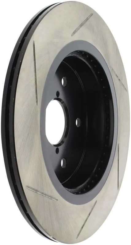 Worldwide Shipping StopTech 16-17 Subaru WRX w/EyeSight Technology Sport Slotted Rear Left Rotor