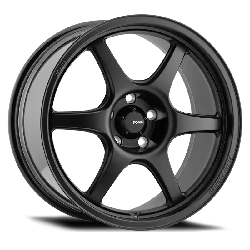 Limited Edition Konig Hexaform 18x8.5 5x112 ET43 Matte Black