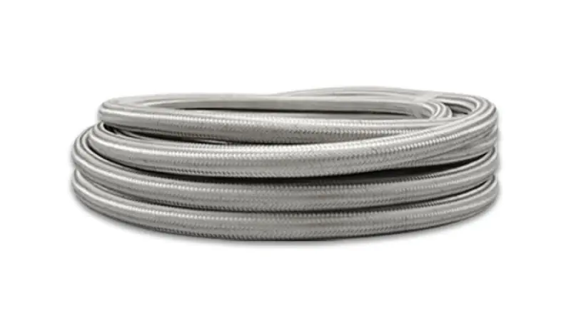 Vibrant SS Braided Flex Hose with PTFE Liner -8 AN (5 foot roll) Today Only