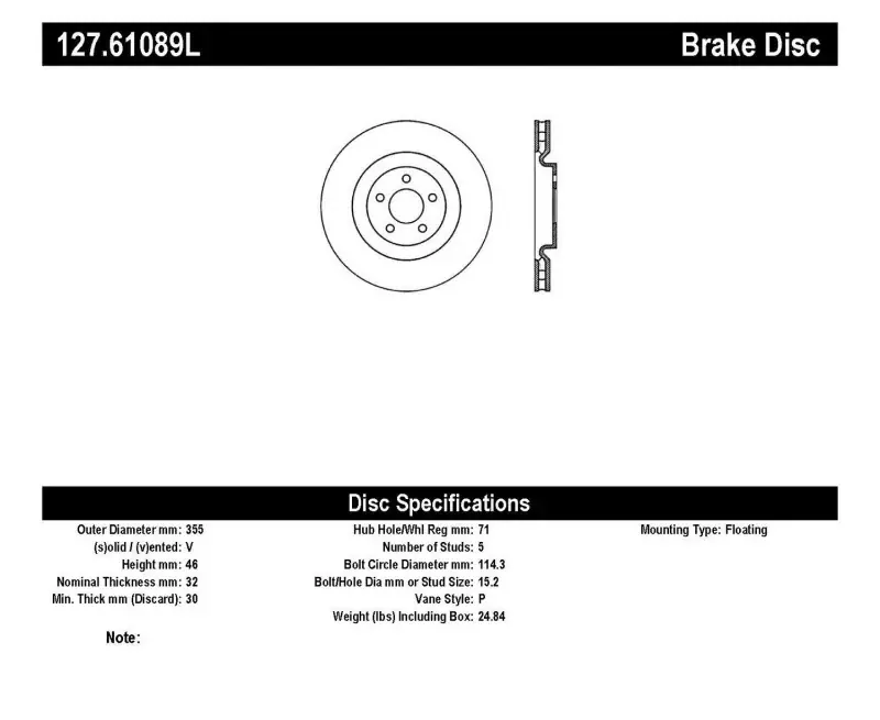 StopTech Slotted & Drilled Sport Brake Rotor Limited Time