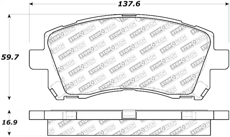 StopTech Street Select Brake Pads - Front/Rear Exclusive Offer